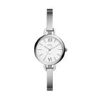 Fossil Annette Three-hand Stainless Steel Watch  Jewelry - Es4390