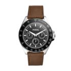 Fossil Neale Multifunction Brown Leather Watch  Jewelry - Bq2294