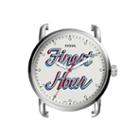 Fossil The Commuter Three-hand Date Stainless Steel Watch Case  Jewelry - C221054