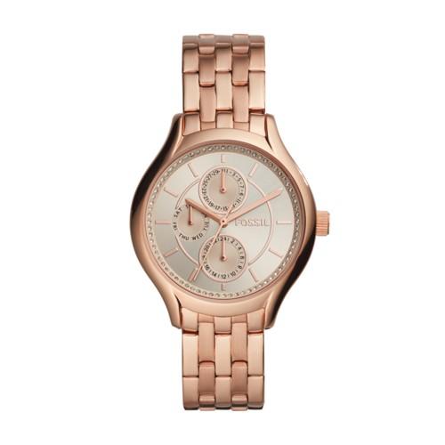 Fossil Daydreamer Three-hand Rose Gold-tone Stainless Steel Watch  Jewelry - Bq1581ie