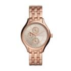 Fossil Daydreamer Three-hand Rose Gold-tone Stainless Steel Watch  Jewelry - Bq1581ie