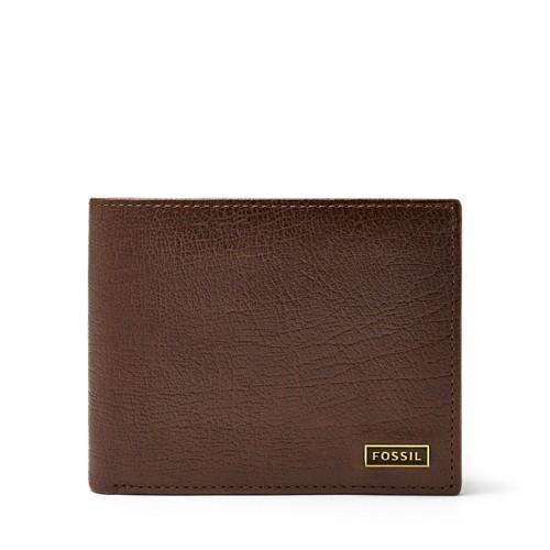 Fossil Omega Large Coin Pocket Bifold Ml3540201 Wallet