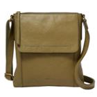 Fossil Amelia Top Zip Crossbody  Handbags Olive- Shb2132345
