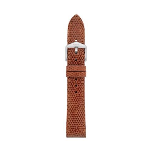 Fossil 14mm Cognac Leather Watch Strap   - S141168