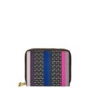 Fossil Rfid Mini Multifunction  Wallet Colorful Stripes- Sl7757875