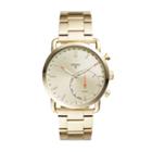 Fossil Hybrid Smartwatch - Q Commuter Gold-tone Stainless Steel  Jewelry - Ftw1152
