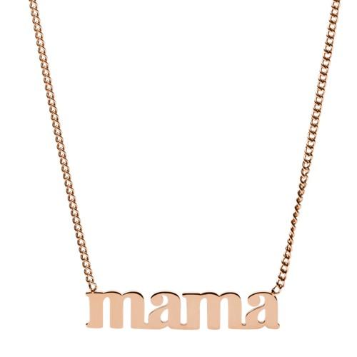 Fossil Mama Rose Gold-tone Stainless Steel Necklace  Jewelry - Jf03156791