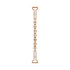 Fossil 18mm Rose Gold-tone Stainless Steel Bangle Bracelet   - S181427