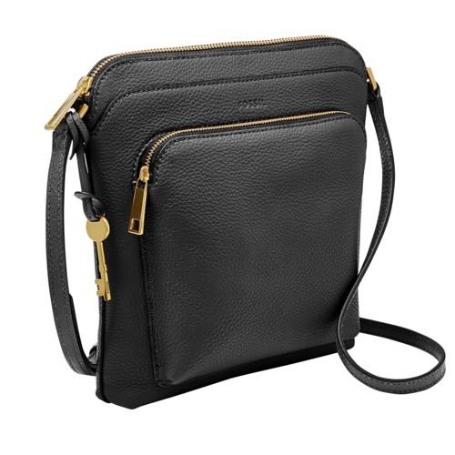 Fossil Cindy Crossbody  Handbags Black- Zb7833001
