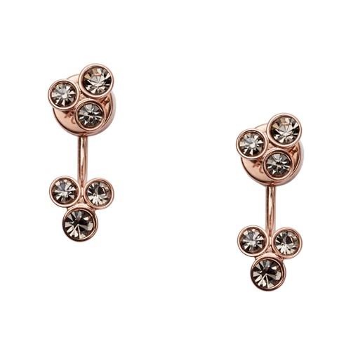 Fossil Vintage Glitz Dot Rose Gold-tone Earrings  Jewelry - Jf02316791