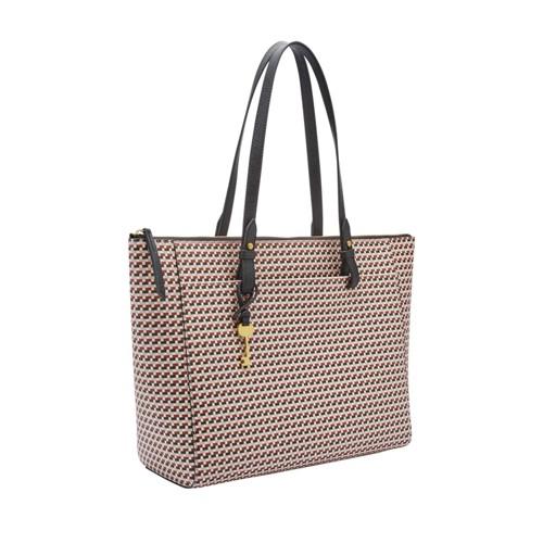 Fossil Rachel Tote  Handbag Brown/cream- Zb7446134