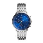 Fossil Chase Timer Chronograph Stainless Steel Watch  Jewelry - Fs5542