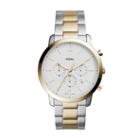 Fossil Neutra Chronograph Two-tone Stainless Steel Watch  Jewelry - Fs5385