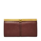 Fossil Kayla Frame Clutch  Wallet Henna- Sl7825227