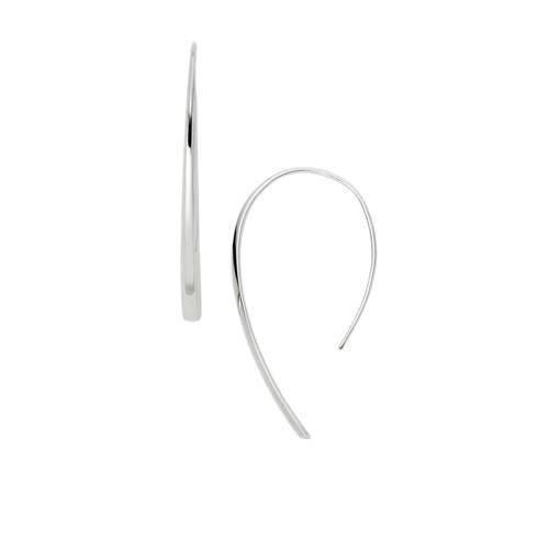 Fossil Bevel Hoop  Earrings - Jf01702040