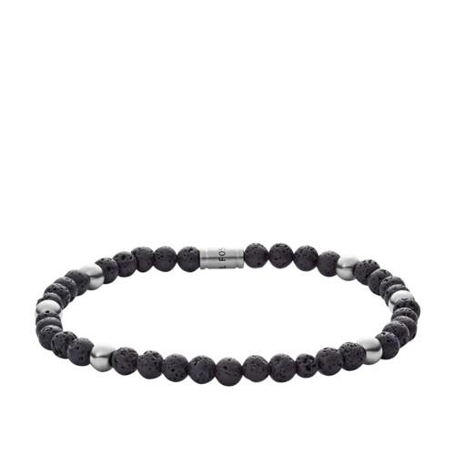 Fossil Black Semi-precious Bracelet  Jewelry - Jf02833040