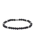 Fossil Black Semi-precious Bracelet  Jewelry - Jf02833040