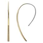 Fossil Drop Gold-tone Brass Pull-through Earrings  Jewelry Gold- Joa00228710