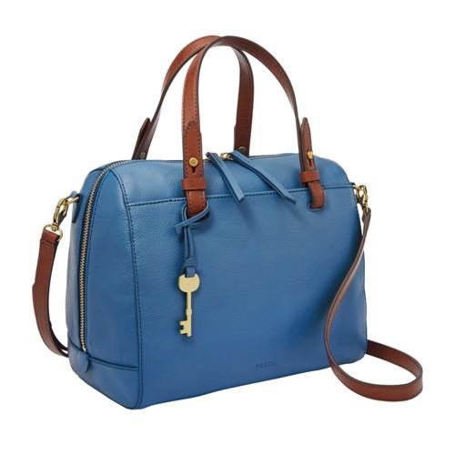 Fossil Rachel Satchel  Handbags Crystal Blue- Zb7256967
