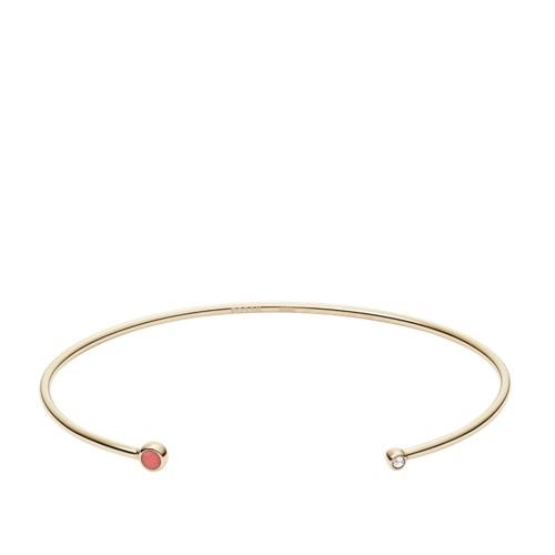 Fossil Semi-precious Open Cuff  Jewelry - Jf02892710