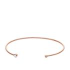 Fossil Semi-precious Open Cuff  Jewelry Rose Gold- Jf02896791