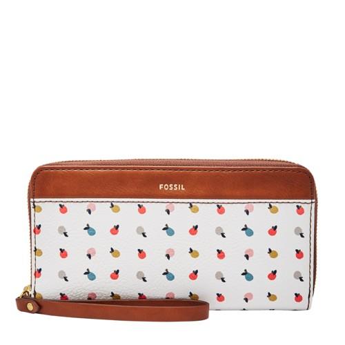 Fossil Jori Rfid Zip Clutch  Wallet Fruit- Swl2136843