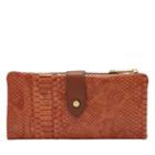 Fossil Lainie Clutch  Wallet Baked Clay- Swl2138805