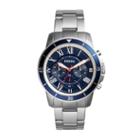 Fossil Grant Sport Chronograph Stainless Steel Watch  Jewelry - Fs5238