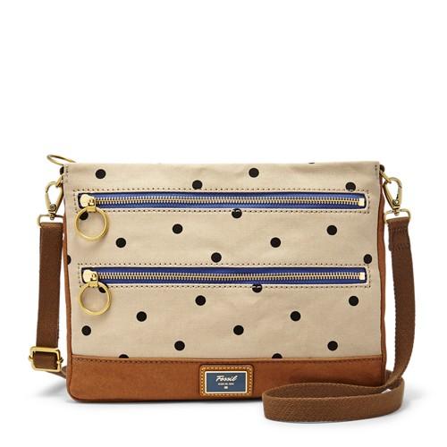 Fossil Passport Top Zip Zb6761250 Handbag