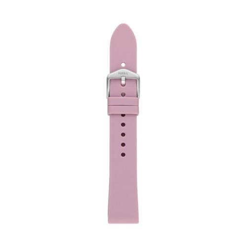 Fossil 18mm Lavender Silicone Strap   - S181415