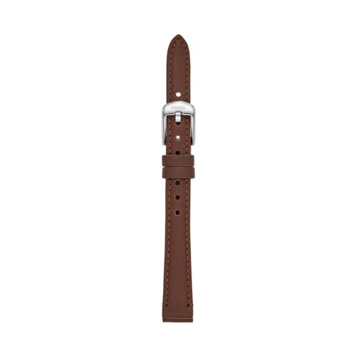 Fossil 12mm Espresso Leather Strap   - S121019