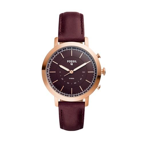 Fossil Refurbished Hybrid Smartwatch - Q Neely Cabernet Leather   - Ftw5003j