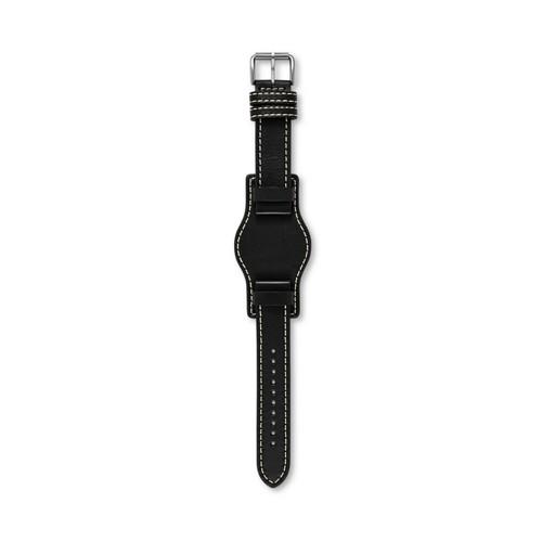 Fossil Defender 20mm Leather Watch Strap - Black Des1013