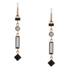 Fossil Linear Rose Gold-tone Stainless Steel Drop Earrings  Jewelry Rose Gold- Jof00478791