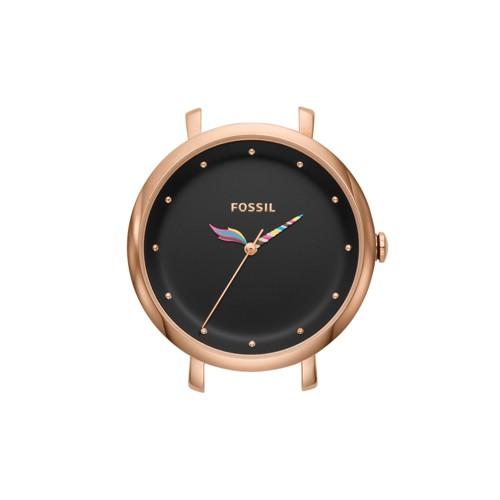 Fossil Jacqueline Three-hand Rose Gold-tone Stainless Steel Watch Case  Jewelry - C141022