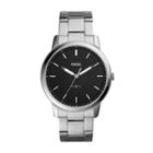 Fossil The Minimalist Slim Three-hand Stainless Steel Watch  Jewelry - Fs5307