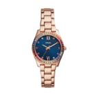 Fossil Limited Edition Scarlette Prismatic Three-hand Rose Gold-tone Stainless Steel Watch  Jewelry - Le1057