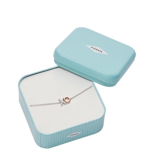 Fossil Xo Two-tone Sterling Silver Bracelet  Jewelry - Jfs00435998