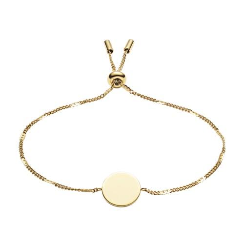 Fossil Disc Gold-tone Stainless Steel Bracelet  Jewelry - Jf03020710