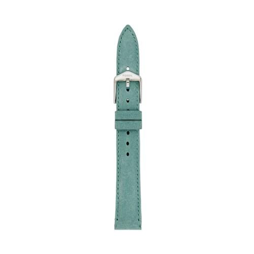 Fossil 14mm Teal Leather Watch Strap   - S141154