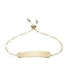 Fossil Plaque Gold-tone Steel Bracelet  Jewelry - Jf02914710