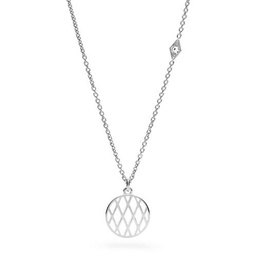 Fossil Diamond-shaped Disc Necklace  Jewelry - Jf02729040