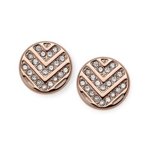 Fossil Chevron Glitz Studs  Jewelry - Jf02745791