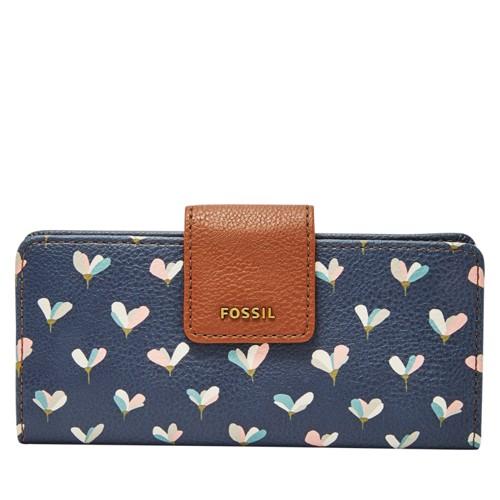 Fossil Madison Slim Clutch  Wallet Floral- Swl3085919