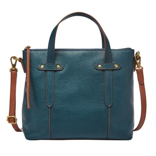 Fossil Felicity Satchel  Handbag Indian Teal- Shb1967380