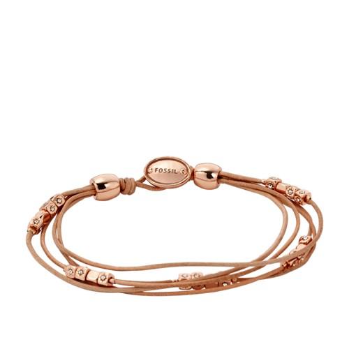 Fossil Multi-strand Wrist Wrap - Tan  Bracelets - Ja5799791