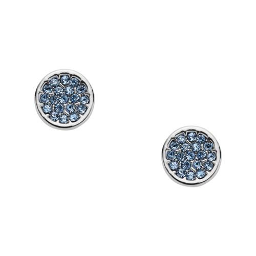 Fossil Pavã© Disc Silvertone Brass Studs  Jewelry - Joa00529040