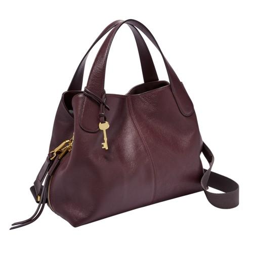 Fossil Maya Satchel  Handbag Fig- Zb7567503