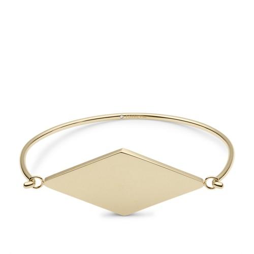 Fossil Diamond Plaque Bangle  Jewelry - Jf02728710
