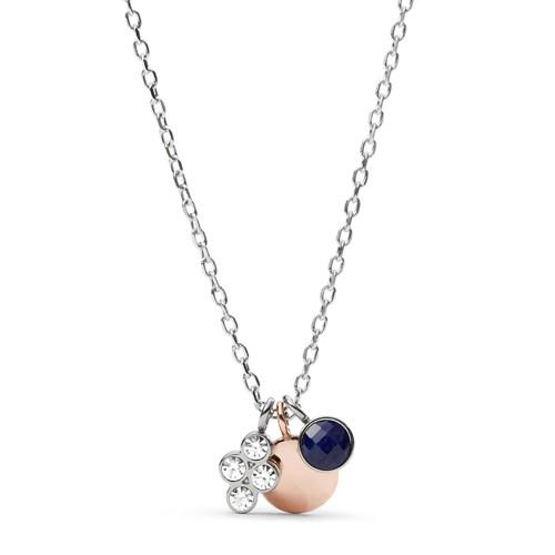 Fossil Enamel Dipped Charm Necklace Jf02301998